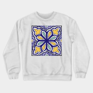 Geometric portuguese tile Crewneck Sweatshirt